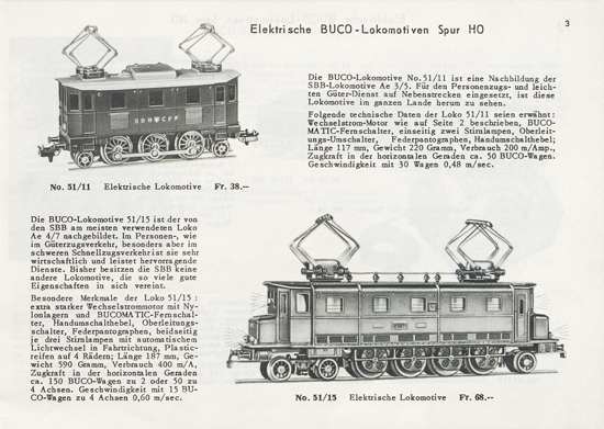 Seite 3 Buco Katalog 1955-1956