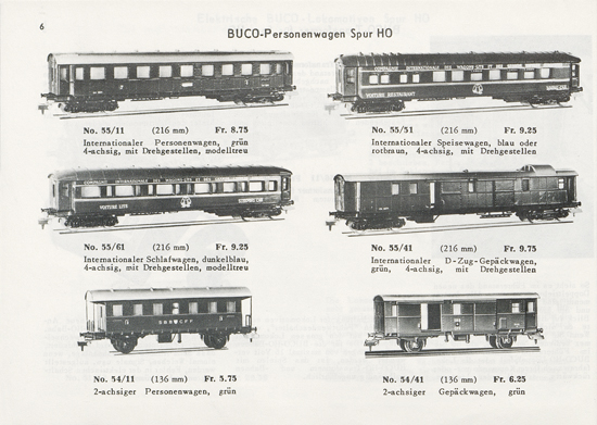Seite 6 Buco Katalog 1955-1956