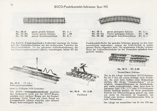 Seite 10 Buco Katalog 1955-1956