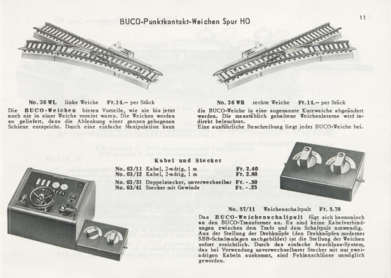 Seite 11 Buco Katalog 1955-1956