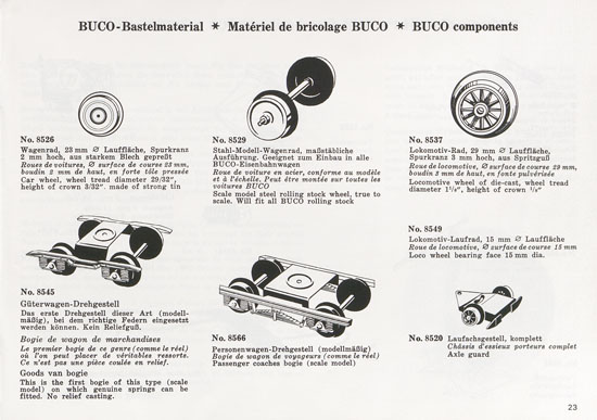 Seite 23 BUCO Katalog 1997