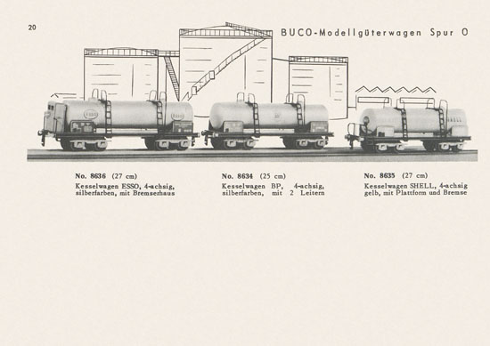 Seite 20 BUCO Spur 0 Katalog 1956-1957