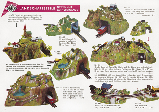 Seite 6 Busch Modelle Katalog 1962-1963