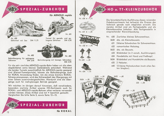 Busch Modelle Katalog 1962-1963