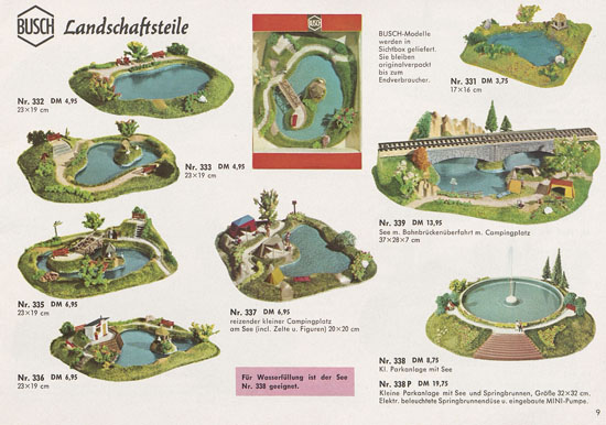 Busch Modelle Katalog 1966-1967