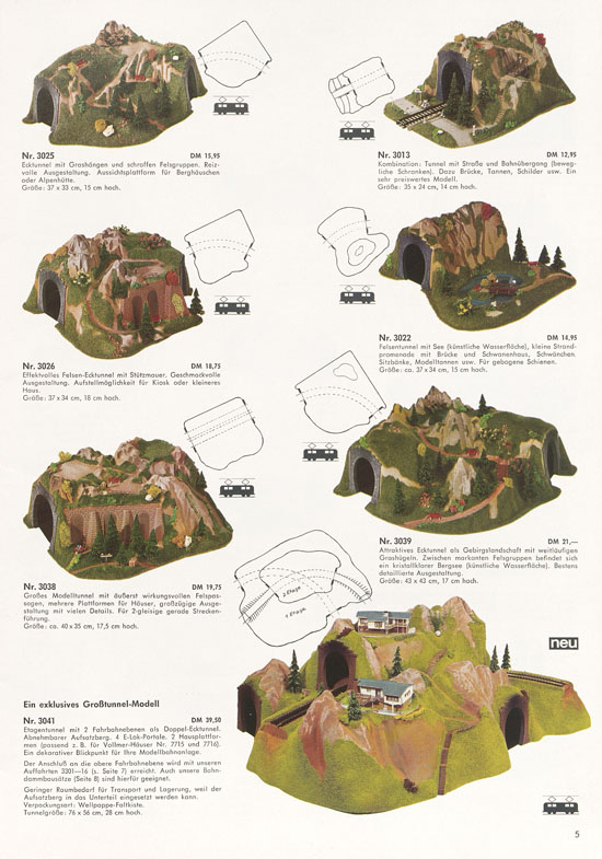 Busch Modellbahn-Zubehör Gesamtkatalog 1970-1971