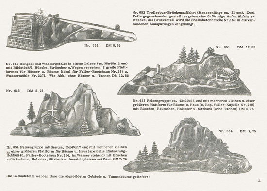 Busch Modell-Katalog 1960-1961