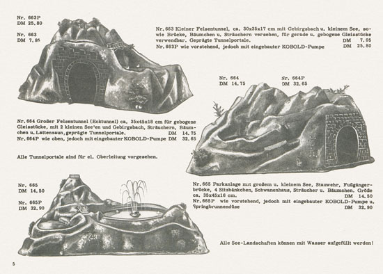 Busch Modell-Katalog 1960-1961