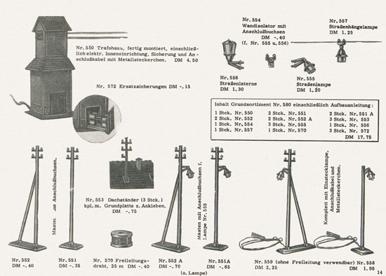 Busch Modell-Katalog 1960-1961