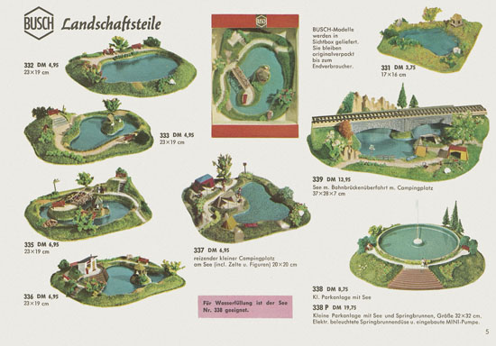 Busch Modelle Katalog 1965-1966