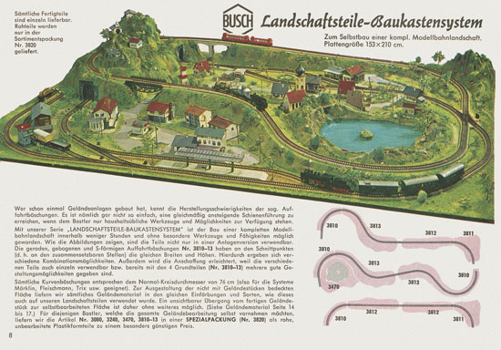 Seite 8 Busch Modelle Katalog 1965-1966