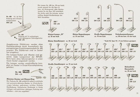 Seite 11 Busch Modelle Katalog 1965-1966