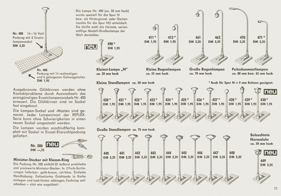 Busch Modelle Katalog 1965-1966