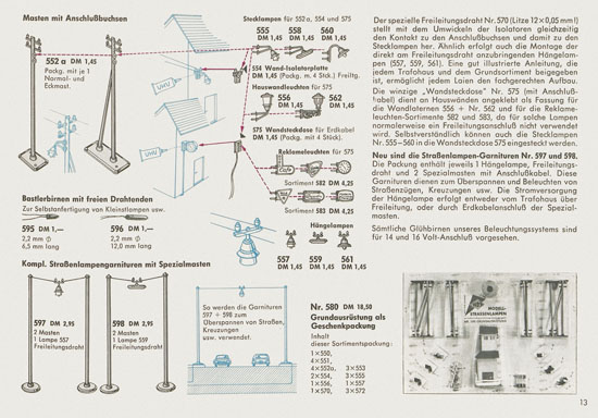 Seite 13 Busch Modelle Katalog 1965-1966