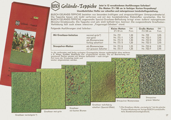 Seite 17 Busch Modelle Katalog 1965-1966