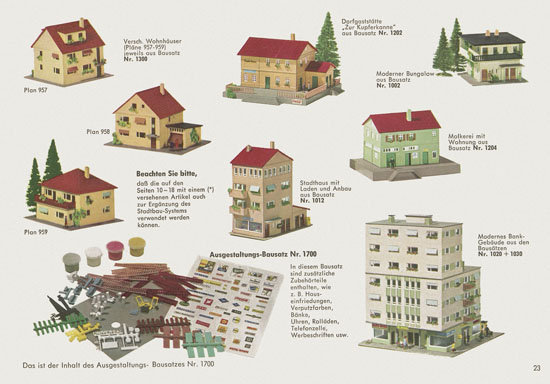 Seite 23 Busch Modelle Katalog 1965-1966