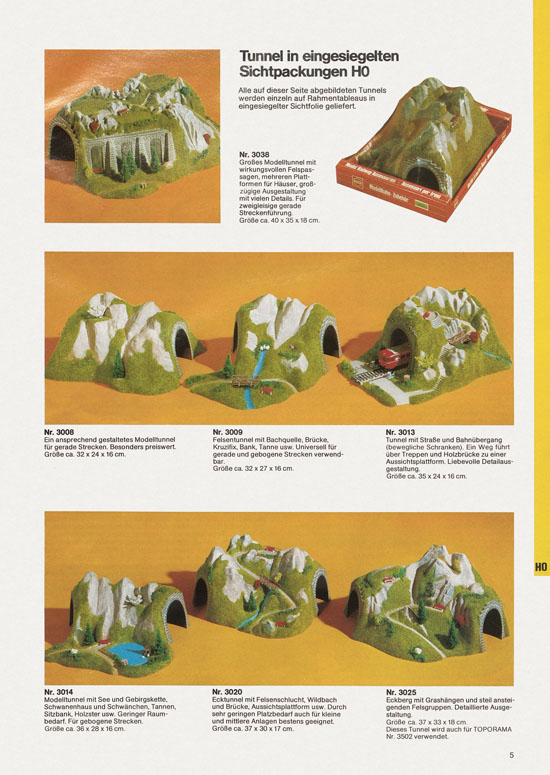 Busch Modellbahn-Zubehör Katalog 1975-1976