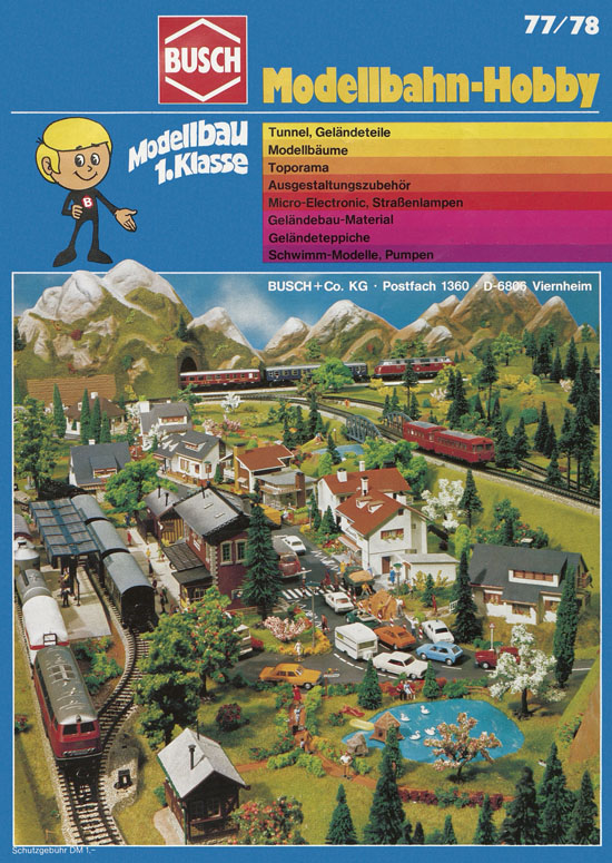 Busch Modellbahn-Hobby Katalog 1977-1978