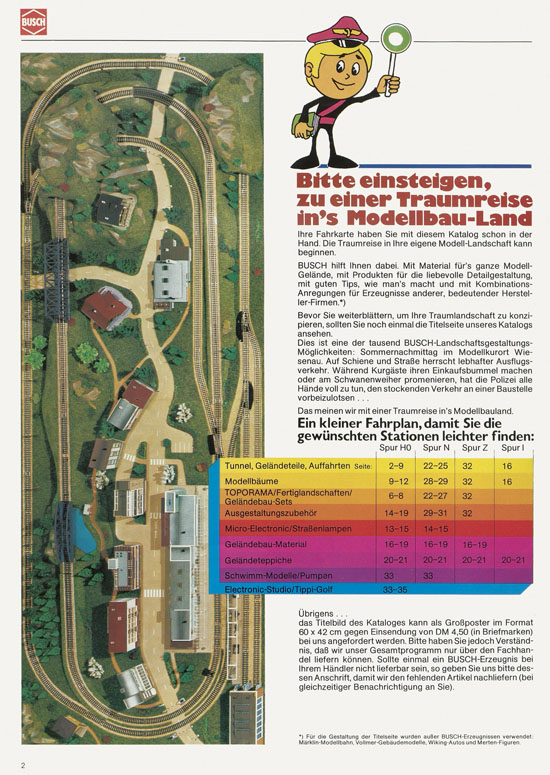 Busch Modellbahn-Hobby Katalog 1977-1978