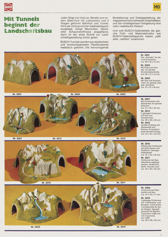 Busch Modellbahn-Hobby Katalog 1977-1978