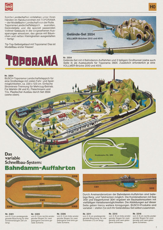 Busch Modellbahn-Hobby Katalog 1977-1978