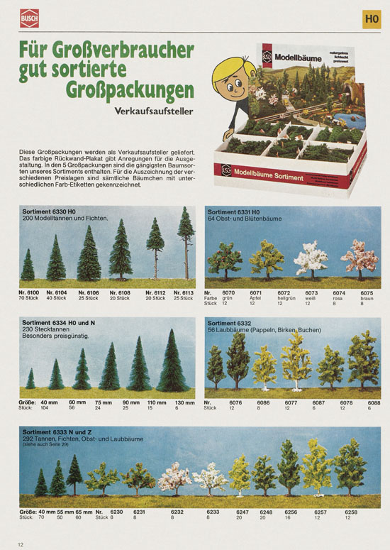 Busch Modellbahn-Hobby Katalog 1977-1978