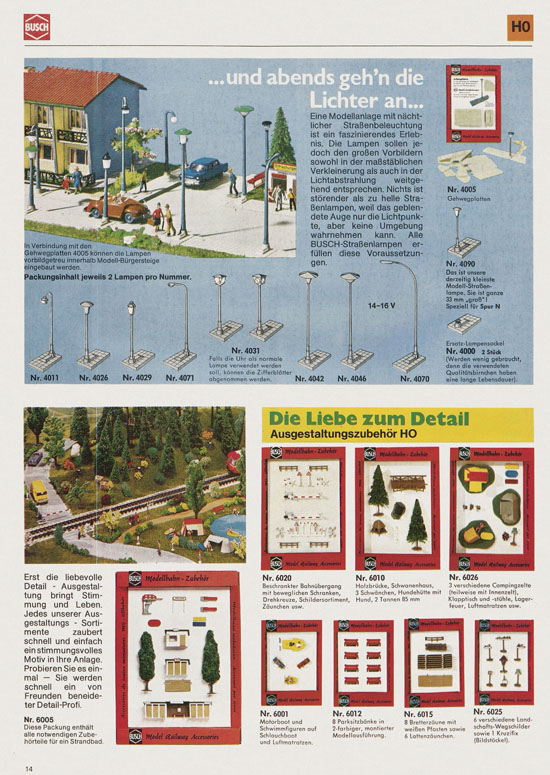 Busch Modellbahn-Hobby Katalog 1977-1978