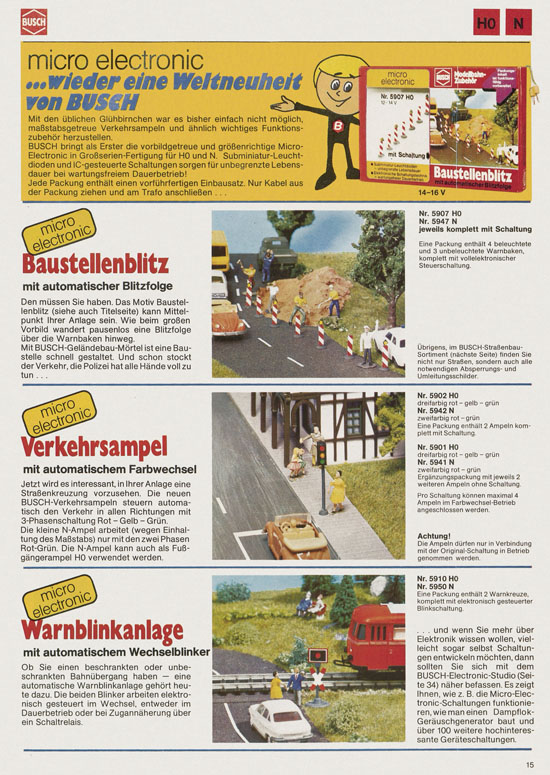 Busch Modellbahn-Hobby Katalog 1977-1978