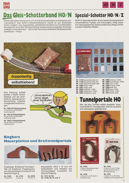 Busch Modellbahn-Hobby Katalog 1977-1978