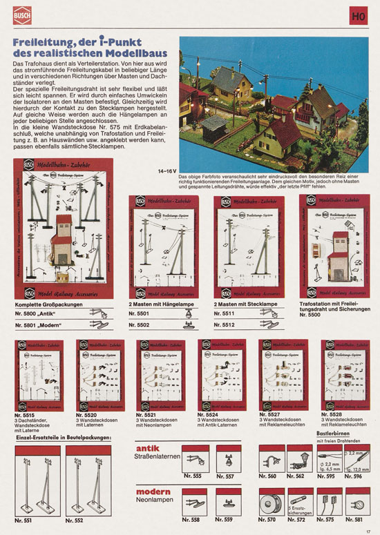 Busch Modellbahn-Hobby Katalog 1978-1979