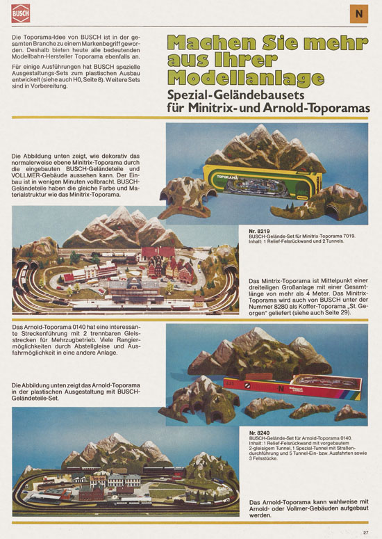 Busch Modellbahn-Hobby Katalog 1978-1979