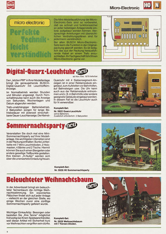 Busch Modellbahn-Hobby Katalog 1979-1980