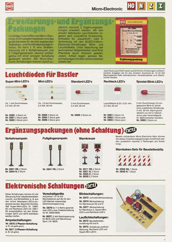 Busch Modellbahn-Hobby Katalog 1979-1980