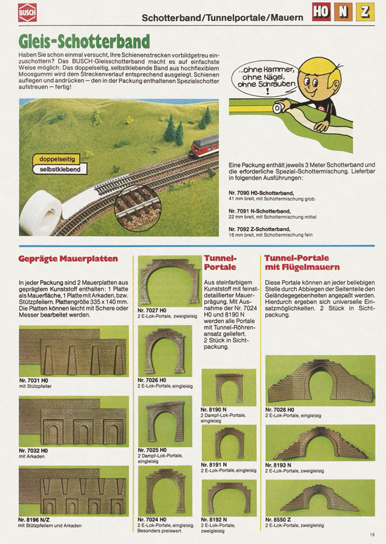 Busch Modellbahn-Hobby Katalog 1979-1980