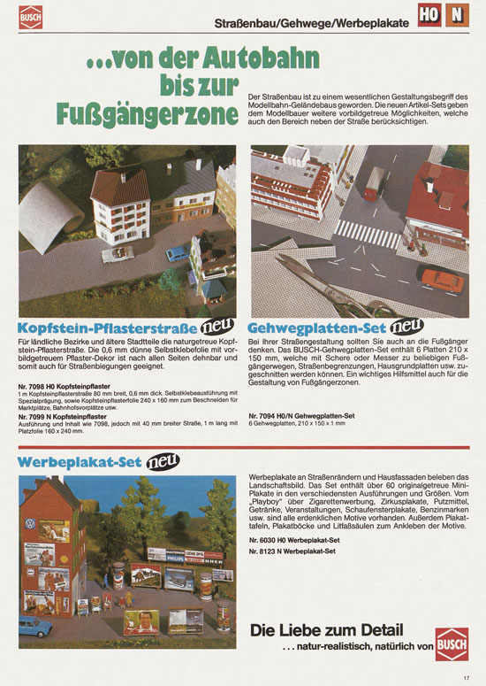 Busch Modellbahn-Hobby Katalog 1979-1980