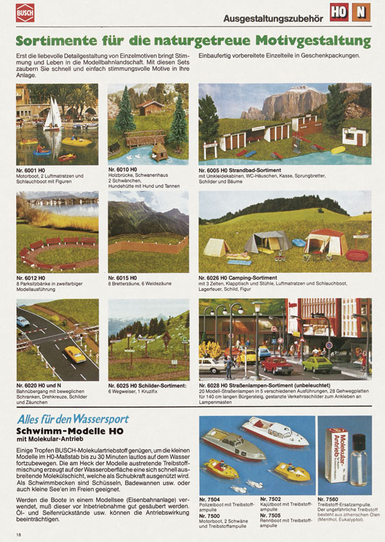 Busch Modellbahn-Hobby Katalog 1979-1980