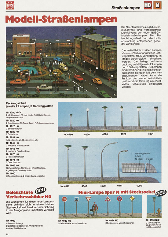 Busch Modellbahn-Hobby Katalog 1979-1980