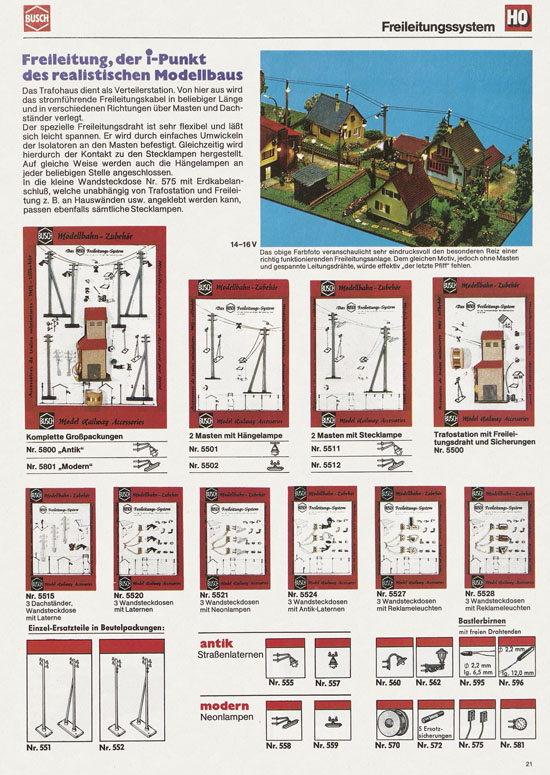 Busch Modellbahn-Hobby Katalog 1979-1980