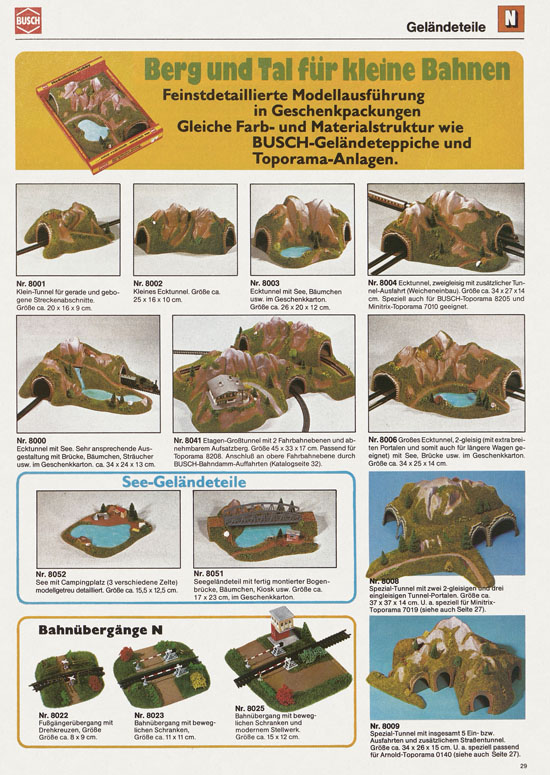 Busch Modellbahn-Hobby Katalog 1979-1980