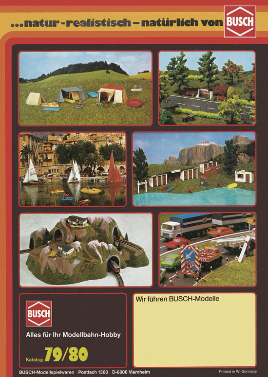 Busch Modellbahn-Hobby Katalog 1979-1980