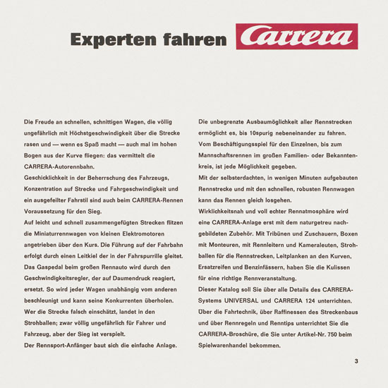 Seite 5 Carrera Katalog 1967-1968