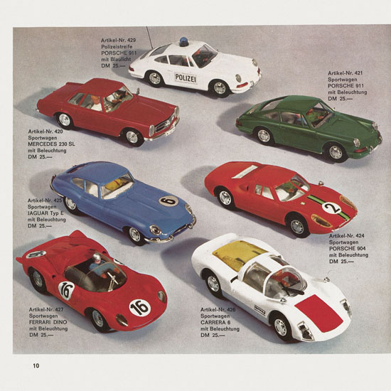 Seite 12 Carrera Katalog 1967-1968