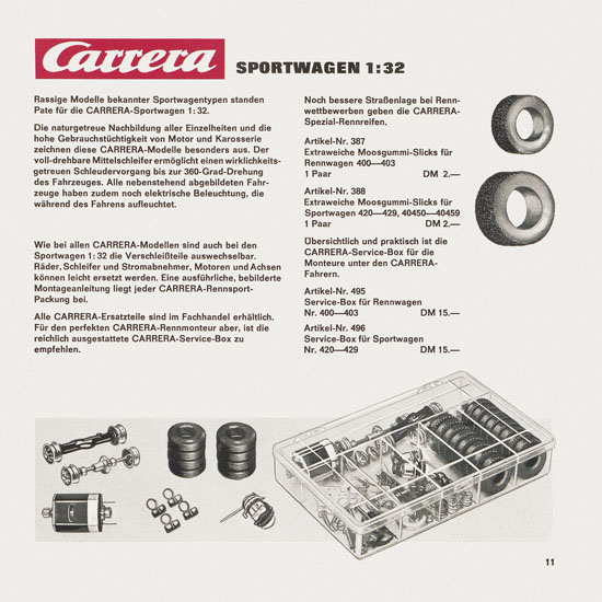 Seite 13 Carrera Katalog 1967-1968