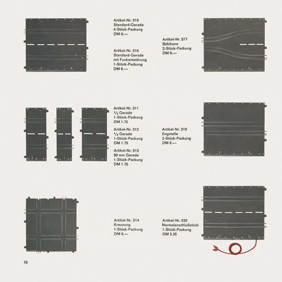 Seite 18 Carrera Katalog 1967-1968