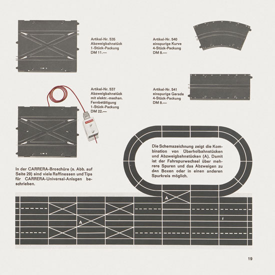 Carrera Katalog 1967-1968