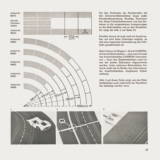 Seite 25 Carrera Katalog 1967-1968