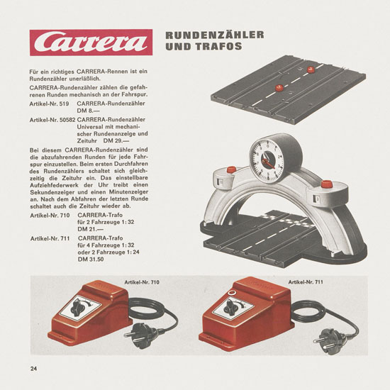 Carrera Katalog 1967-1968