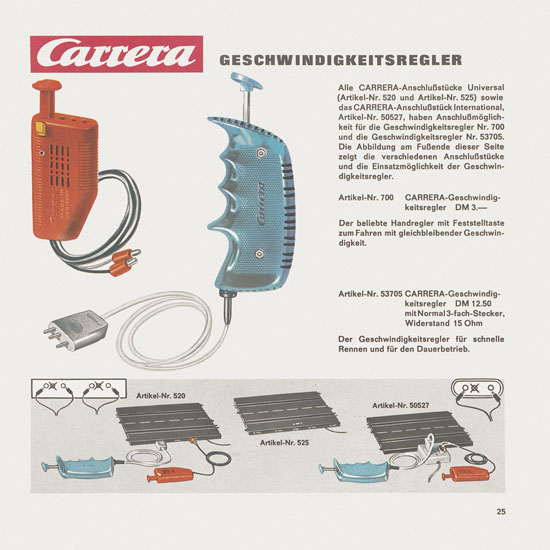 Carrera Katalog 1967-1968