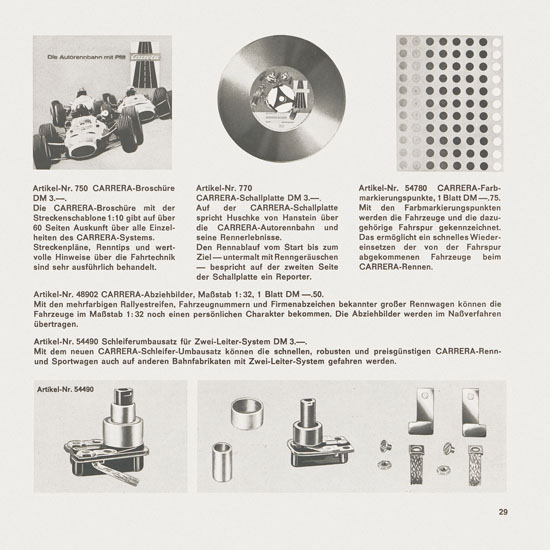 Seite 31 Carrera Katalog 1967-1968