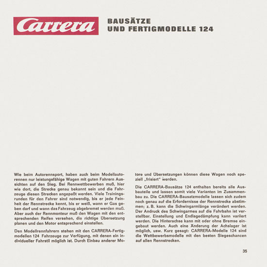 Carrera Katalog 1967-1968